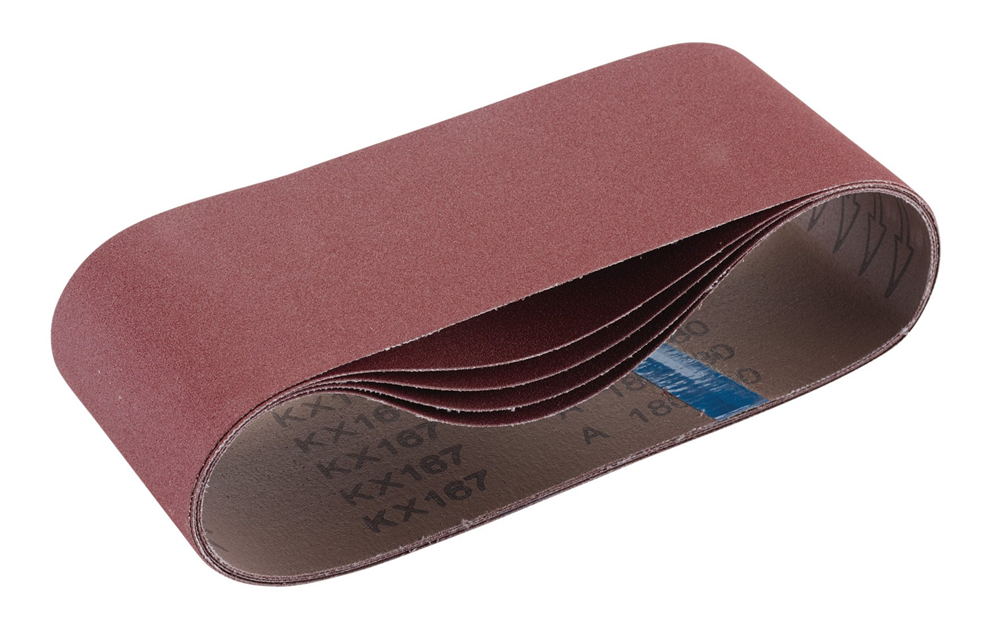 Draper 09257 Cloth Sanding Belt, 100 x 610mm (Pack of 5)