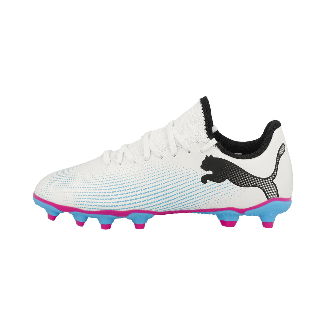 Puma Future 7 Play FG/AG Junior Football Boots - J10 - Blue/White