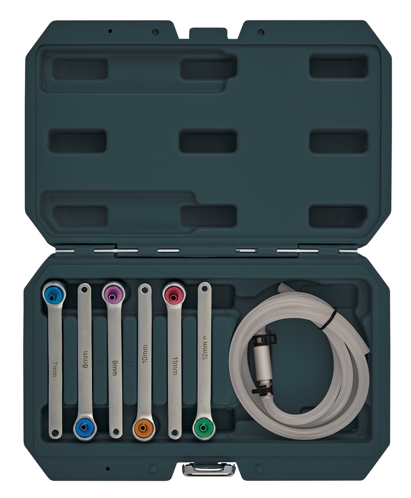 Draper BRAKE & CLUTCH BLEEDING KIT 12395 12395 Brake Bleeder Wrench Set (7 Piece)