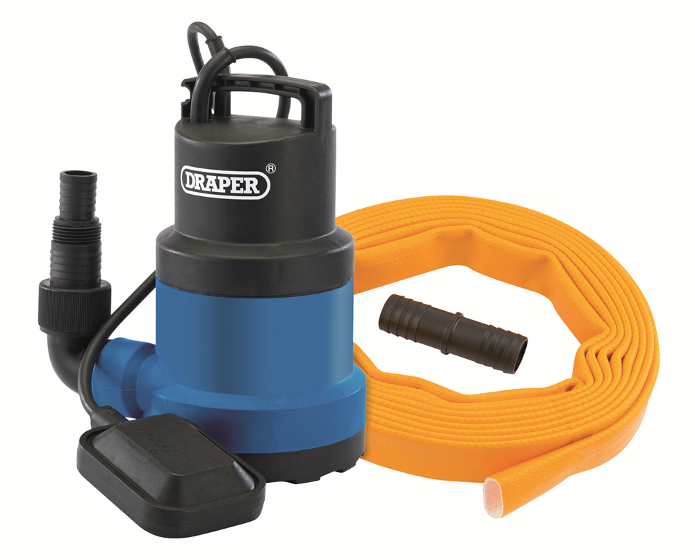 Draper 191L CW SUB PUMP/LAY FLAT HOSE 12429 12429 Submersible Clean Wa