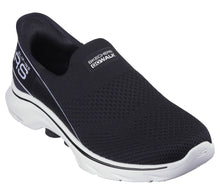 Load image into Gallery viewer, Skechers Slip-ins - Go Walk 7 Womens Shoe | Black/White | All Sizes
