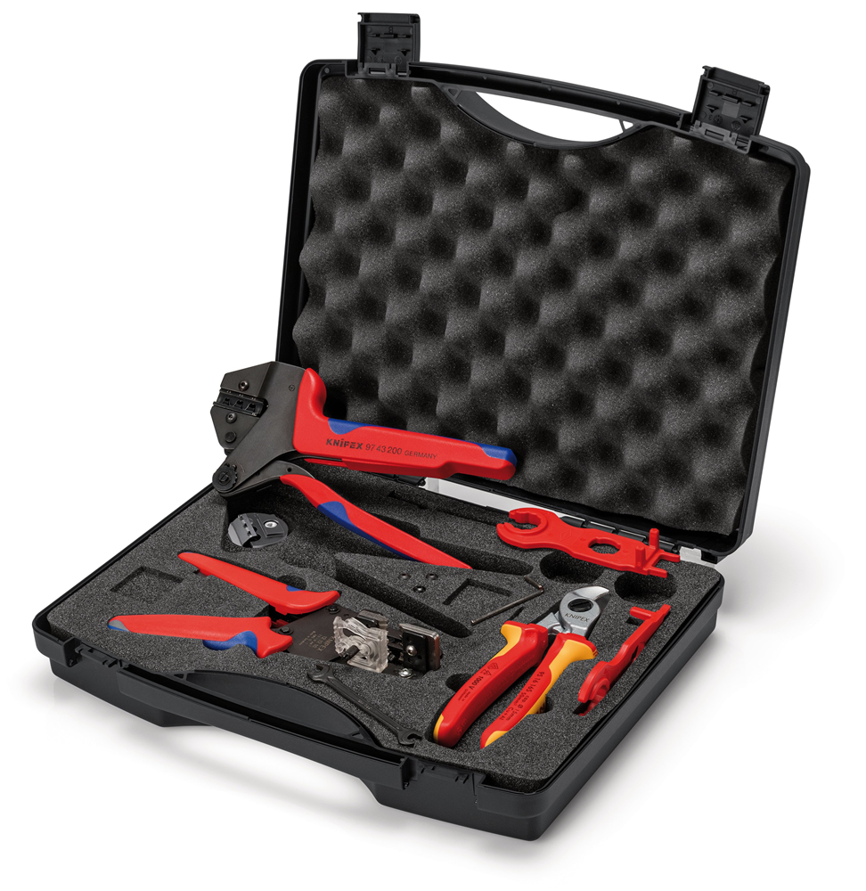 Draper TOOL BACKPACK PV FOR MC 4 13168 13168 97 91 04 V01 Tool Case for Photovoltaics for solar cable connectors MC4 (Multi-Contact)