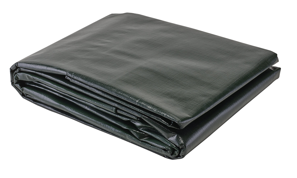 Draper HD POLYETHELENE TARPAULIN 4X6M 13488 Heavy-Duty Polyethylene Tarpaulin, 4 x 6m, Green