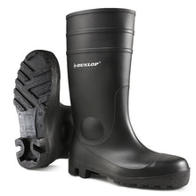 Load image into Gallery viewer, Dunlop - PROTOMASTER FULL Safety Wellington Boot Black Green White
