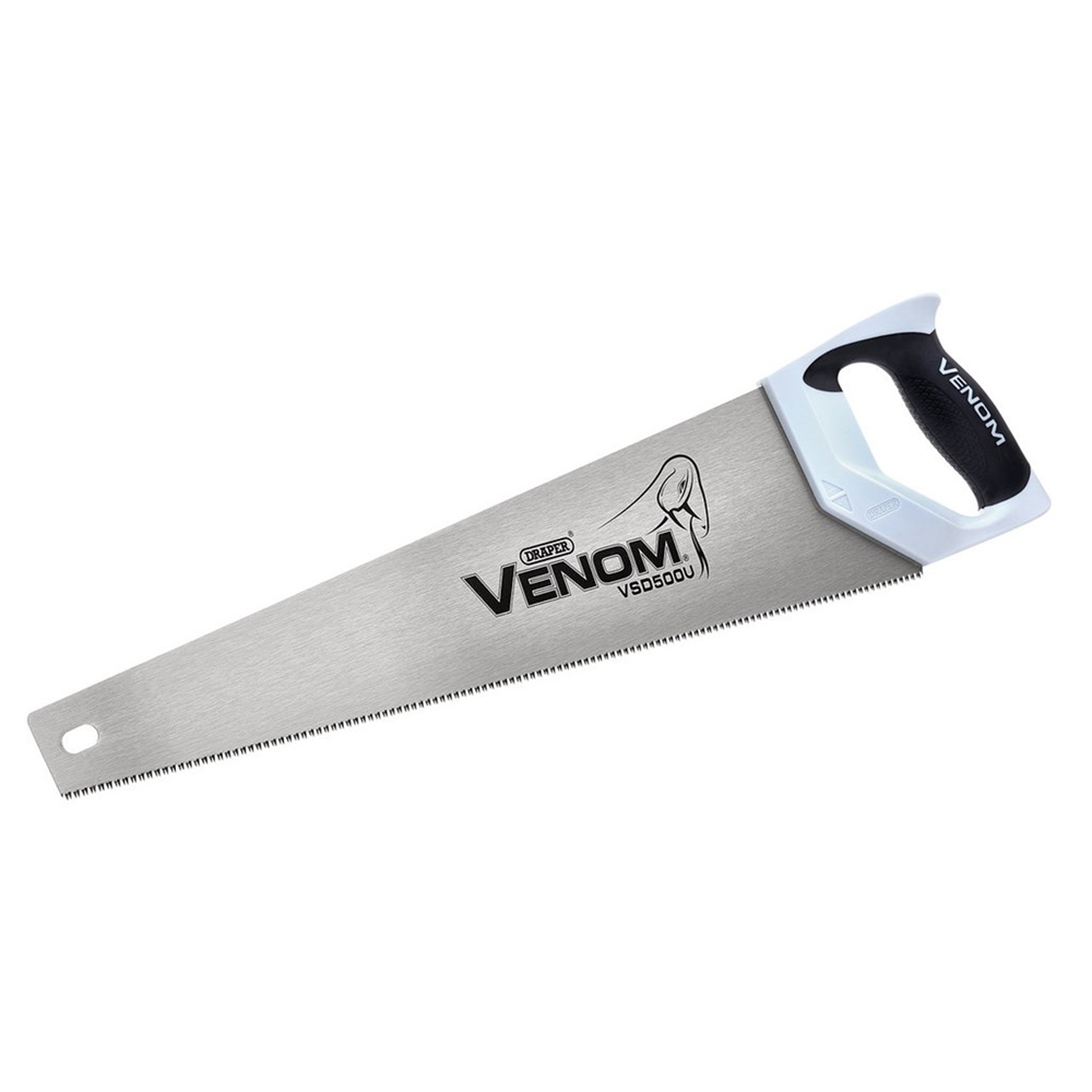 Draper VENOM 500MM 14PPI UPVC SAW 20338 20338 VenomÂ® UPVC Handsaw, 500mm, 13tpi/14ppi