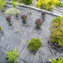 Load image into Gallery viewer, 1m x 50m Heavy Duty Woven Weed Control Fabric Landscape Membrane with Free Pegs

