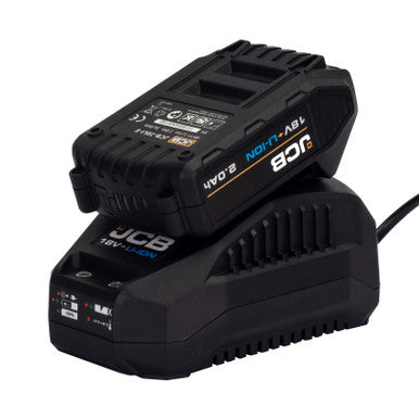 JCB 18V Drill Driver 1x2.0Ah 2.4A fast charger | 21-18DD-2XB