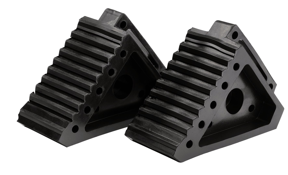 Draper 3T RUBBER WHEEL CHOCKS - PAIR Rubber Wheel Chocks (Pair)