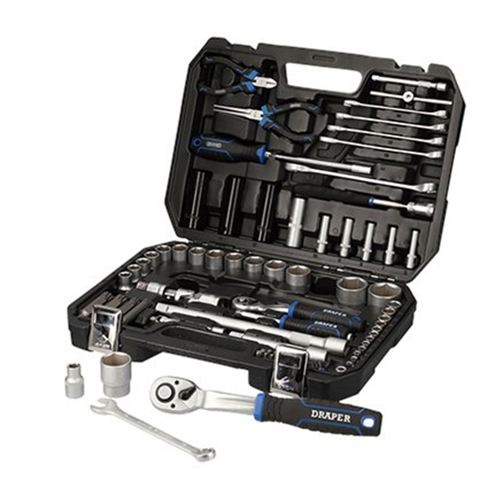Draper 83PC 1/4 1/2 SOCKET SET 21444 Draper HI-TORQÂ® Socket Set, 1/4