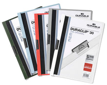 Load image into Gallery viewer, Durable DURACLIP 30 Sheet Document Clip File Folder | 25 Pack | A4
