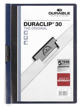 Load image into Gallery viewer, Durable DURACLIP 30 Sheet Document Clip File Folder | 25 Pack | A4
