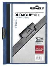 Load image into Gallery viewer, Durable DURACLIP 60 Sheet Document Clip File Folder | 25 Pack | A4
