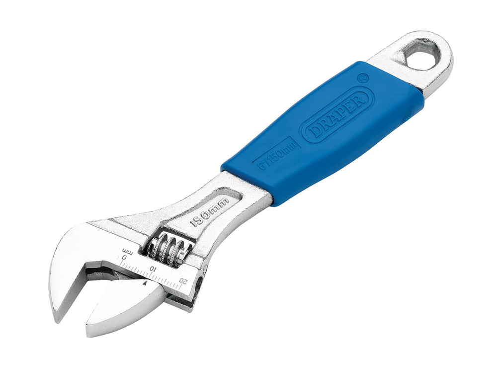 Draper 150MM ADJ/WRENCH S/GRIP 24791 24791 Crescent-Type Adjustable Wrenches