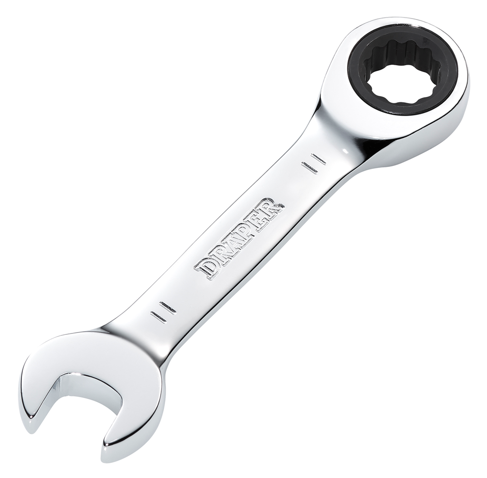 Draper 11MM STUBBY RATCHETING SPANNER 27866 27866 HI-TORQÂ® Metric Stubby Ratchet Combination Spanner