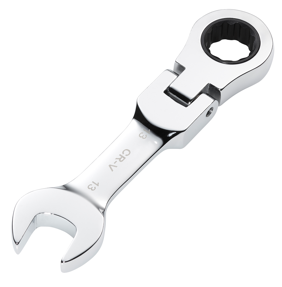 Draper 13MM STUBBY FLEX RACT. SPANNER 27969 27969 HI-TORQÂ® Metric Stubby Flexible Head Ratchet Combination Spanner