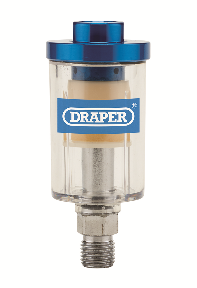 Draper INLINE WATER TRAP & FILTER 28369 28369 Inline Water Trap and Filter