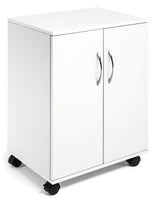 Load image into Gallery viewer, Durable 2 Door Office Filing Storage Trolley on Wheels | 75cm
