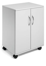 Load image into Gallery viewer, Durable 2 Door Office Filing Storage Trolley on Wheels | 75cm

