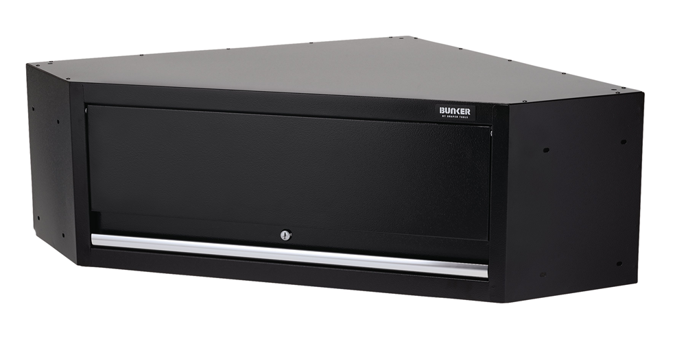 Draper 1 DOOR WALL CORNER CABINET 33201 BUNKERÂ® Modular Corner Wall Cabinet, 865mm