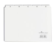 Load image into Gallery viewer, Durable 5 Part Alphabetical A-Z Reinforced Index Dividers | A5 Landscape
