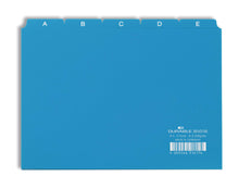 Load image into Gallery viewer, Durable 5 Part Alphabetical A-Z Reinforced Index Dividers | A5 Landscape
