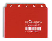 Load image into Gallery viewer, Durable 5 Part Alphabetical A-Z Reinforced Index Dividers | A7 Landscape
