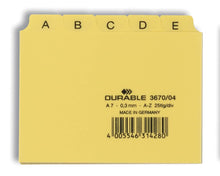 Load image into Gallery viewer, Durable 5 Part Alphabetical A-Z Reinforced Index Dividers | A7 Landscape

