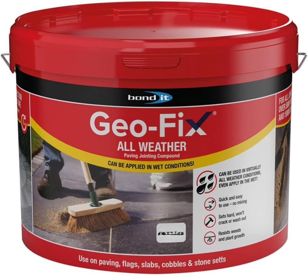 Bond It Geo-Fix All Weather Paving Joint Compound Joint Filler Mid Grey 14kg
