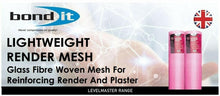 Load image into Gallery viewer, Bond It Render Mesh 160g/m2 Fibreglass Rendering Plastering Crack Repair 50sqm
