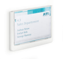 Load image into Gallery viewer, Durable Adhesive CLICK SIGN Wall Mounted Door Sign Holder | A6
