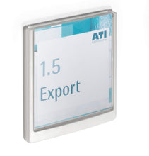 Load image into Gallery viewer, Durable Adhesive CLICK SIGN Wall Mounted Door Sign Holder | 149x149mm
