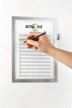 Load image into Gallery viewer, Durable DURAFRAME Note Adhesive Magnetic Document Frame + Pen Holder | A4
