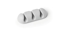 Load image into Gallery viewer, Durable CAVOLINE Cable Management 3 Desk Tidy Clips | 2 Pack
