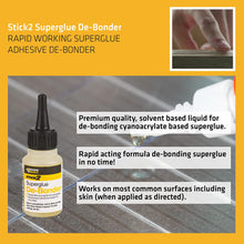 Load image into Gallery viewer, 20g Everbuild Super Glue DeBonder Remover SuperGlue Removal Cleaner Dissolve
