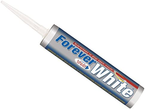 Everbuild Forever WHITE Superior Anti-Mould Silicone Sealant 10 Year Guarantee