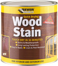 Load image into Gallery viewer, Everbuild Quick Drying Professional Solvent Free Wood Stain Nat Oak 2.5 Litre
