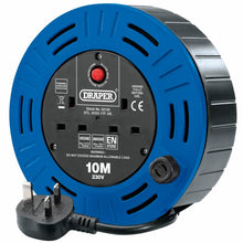 Load image into Gallery viewer, DRAPER 02126 - 230V Twin Socket Cable Reel (10m)
