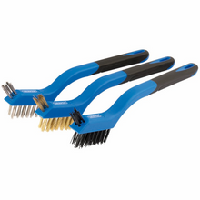 Load image into Gallery viewer, Draper 3PC MINI WIRE BRUSH SET S/G 17183 Mini Brush Set (3 Piece)
