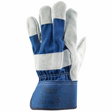Load image into Gallery viewer, Draper H/D LEATHER IND.GLOVES X.LARGE 52324 Heavy Duty Leather Industrial Gloves
