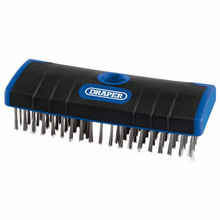 Load image into Gallery viewer, Draper H/D SCRUB BRUSH S/STEEL 17189 Stainless Steel Bristle Scrub Brush (180mm)
