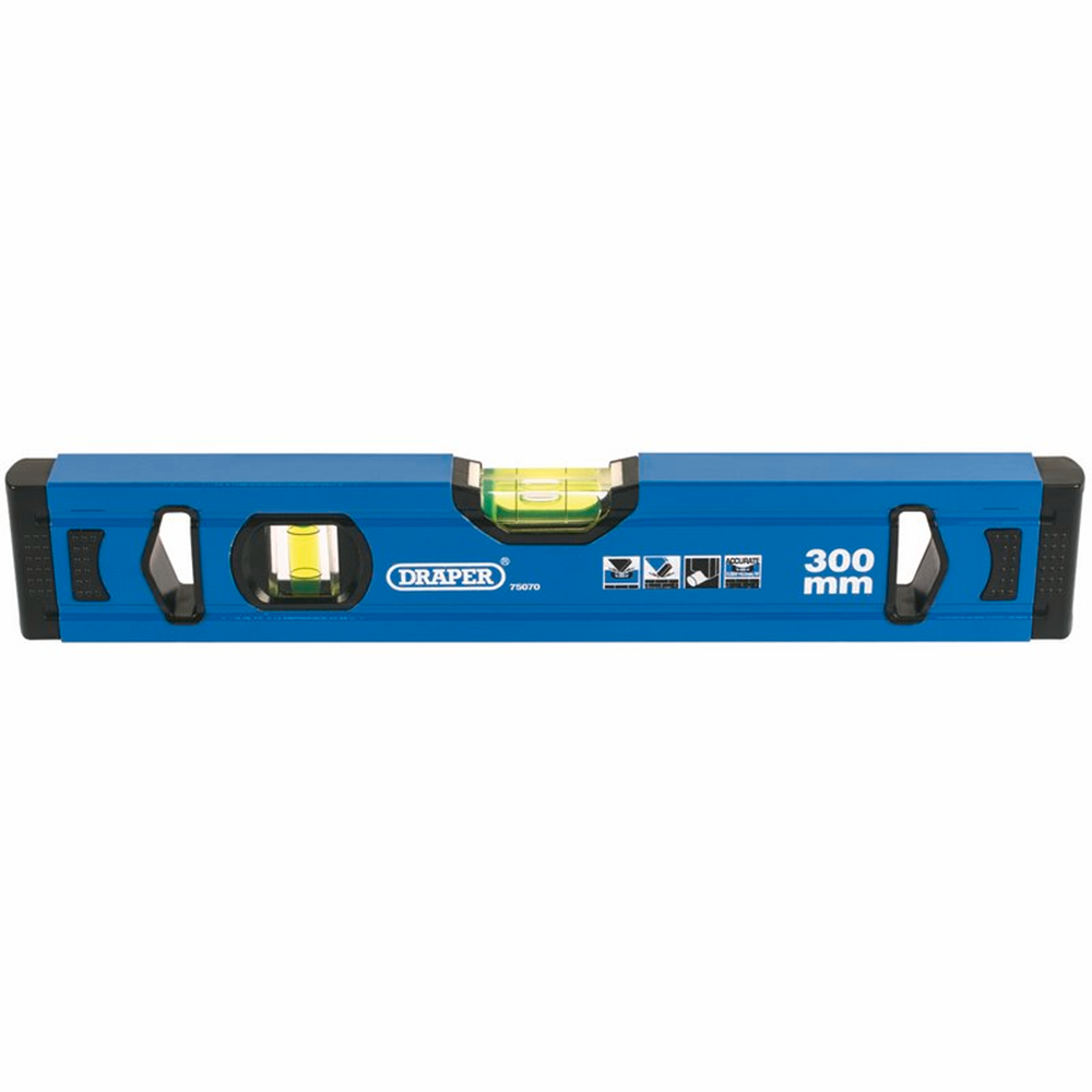 Draper 300MM ALUMINIUM BOX LEVEL 75070 Box Section Levels