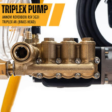 Load image into Gallery viewer, JCB JCB-PW7532P Petrol Pressure Washer 3100psi 213bar 10.7L/min 224cc Triplex AR Pump 7.5hp Jet Wash Power Cleaner
