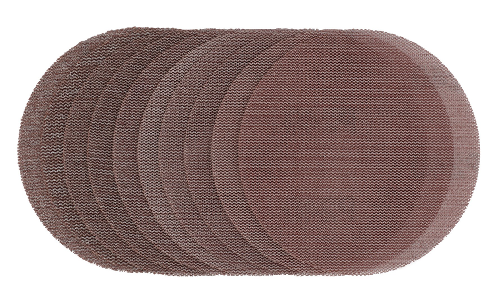 Draper 125MM MESH SANDING DISC ASSRT 60608 60608 Mesh Sanding Discs, 125mm (Pack of 10)