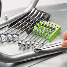 Load image into Gallery viewer, Draper Expert Hi-Torq 11 Piece Metric Combination Spanner Set 66092 Green
