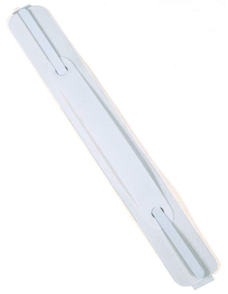Durable FLEXIFIX Self-Adhesive Filing Strip Binding Clip Bar | 100 Pack | White