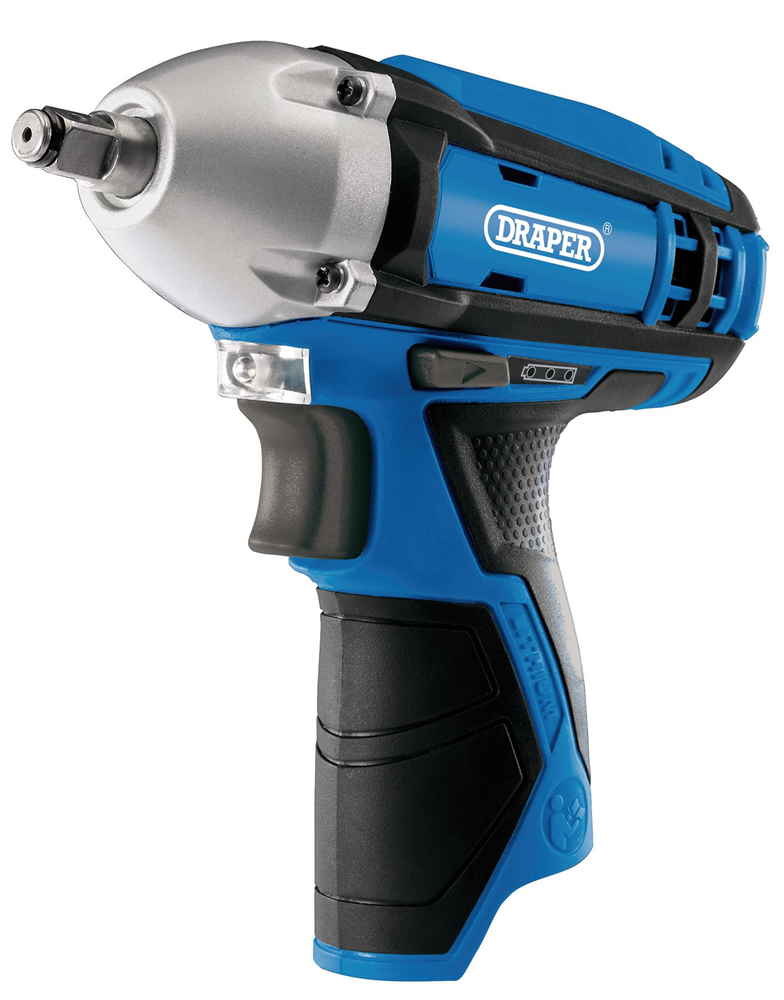 Draper 12V LI IMPACT WRENCH (BARE) 70276 70276 12V Impact Wrench, 3/8