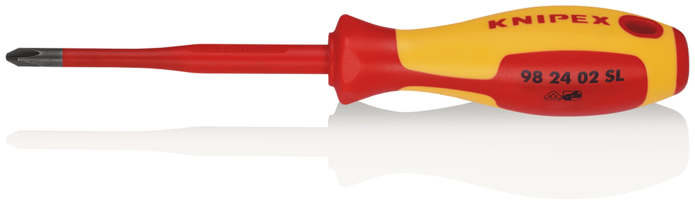 Draper PH2 SLIMLINE SCREWDRIVER 72453 72453 VDE Insulated Phillips Screwdrivers