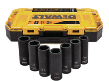 Load image into Gallery viewer, DeWalt McLaren Deep Impact Socket Set 1/2in Drive 7 Piece Heavy Duty
