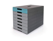 Load image into Gallery viewer, Durable IDEALBOX ECO 7 Drawer Recycled Plastic File Storage Organiser
