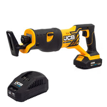 Load image into Gallery viewer, JCB 21-18RS-2X Cordless Reciprocating Saw 18V 2.0Ah 2.4A Charger 3000rpm Recip Saw Sabre Saw
